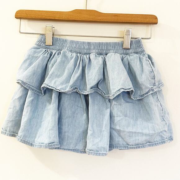 Gap Tiered Denim Skort sz  S (6/7) - Picture 1 of 6